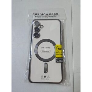 Fashion Case for‎ Samsung S23 FE Magnetic Clear Phone Cover with Magsafe